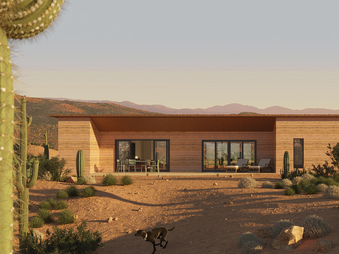 Rammed Earth Home In California