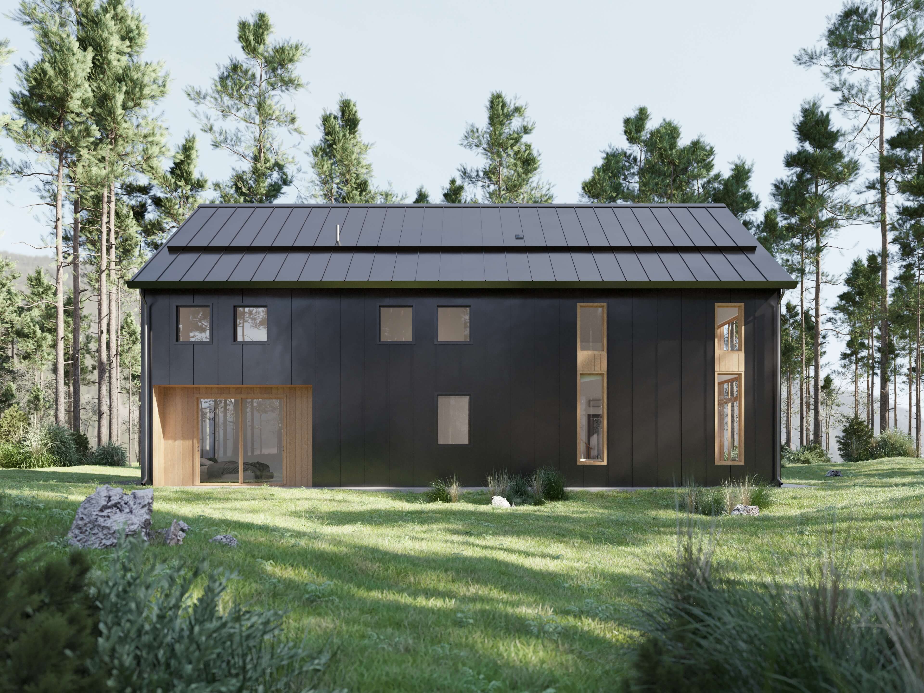 barn style home: DWF 4 Bedroom Twin House