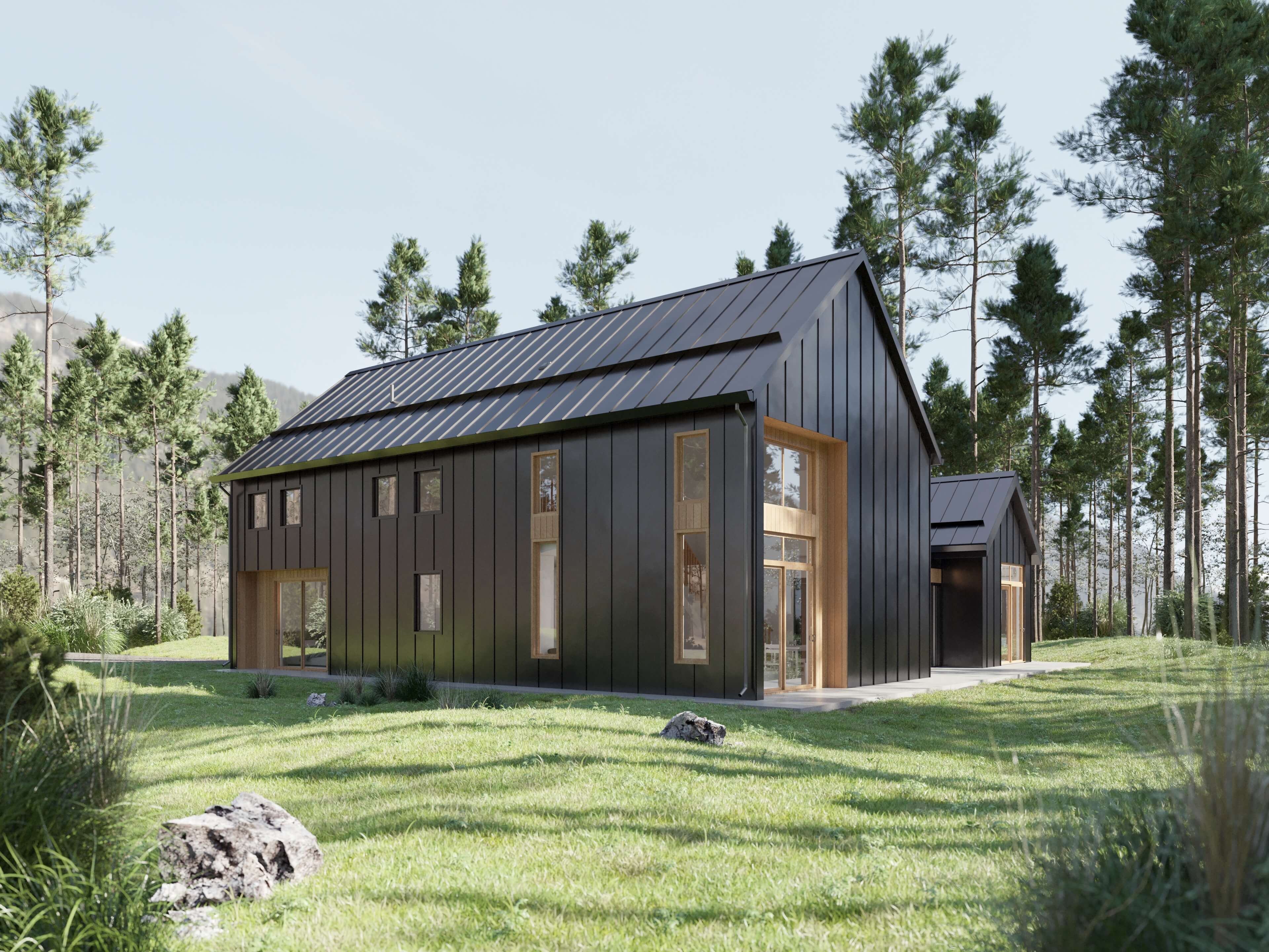 barn style homes: DWF 4 Bedroom Twin House