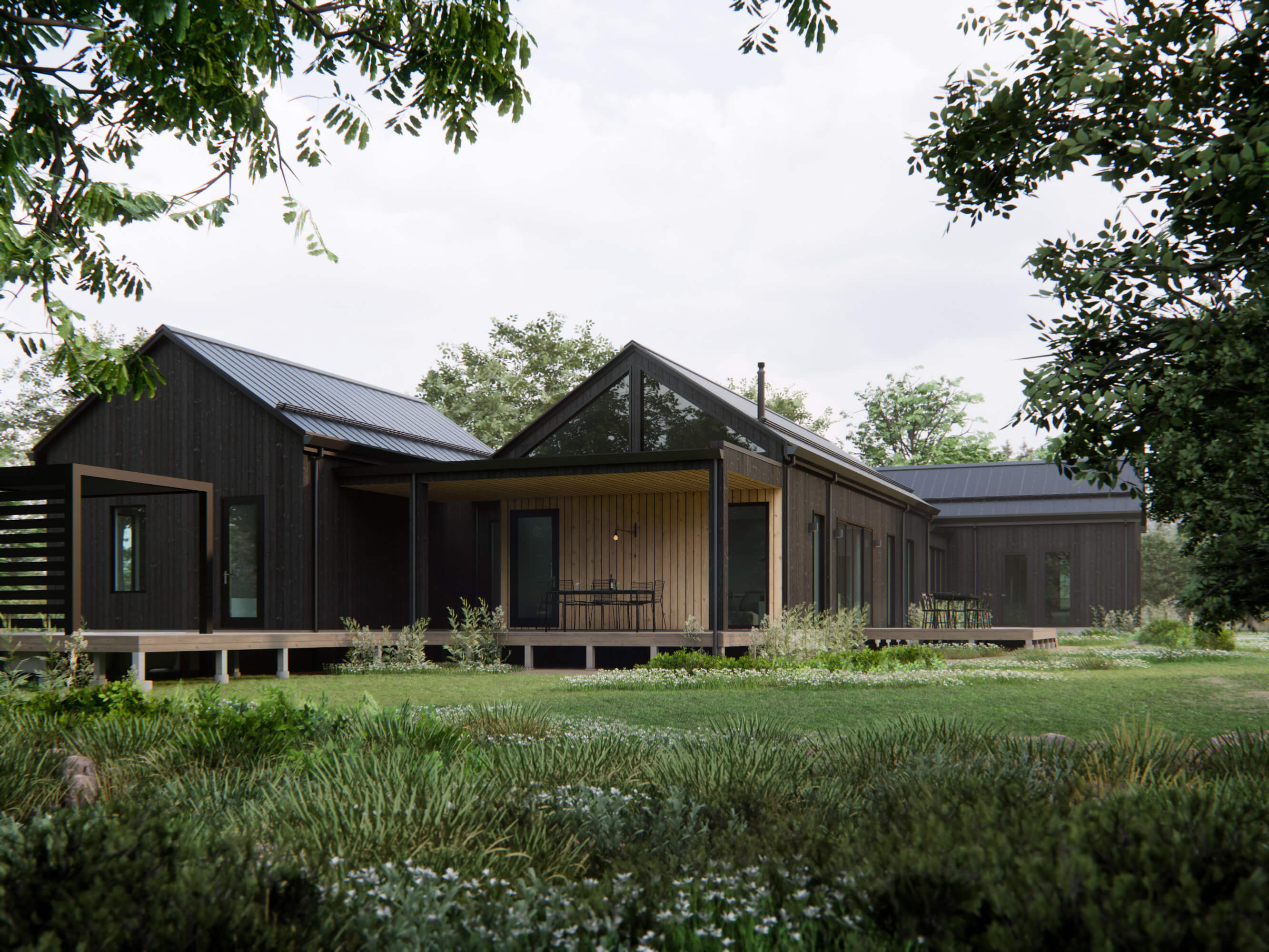 West Cost Forest Residence in Vashon Island, Washington