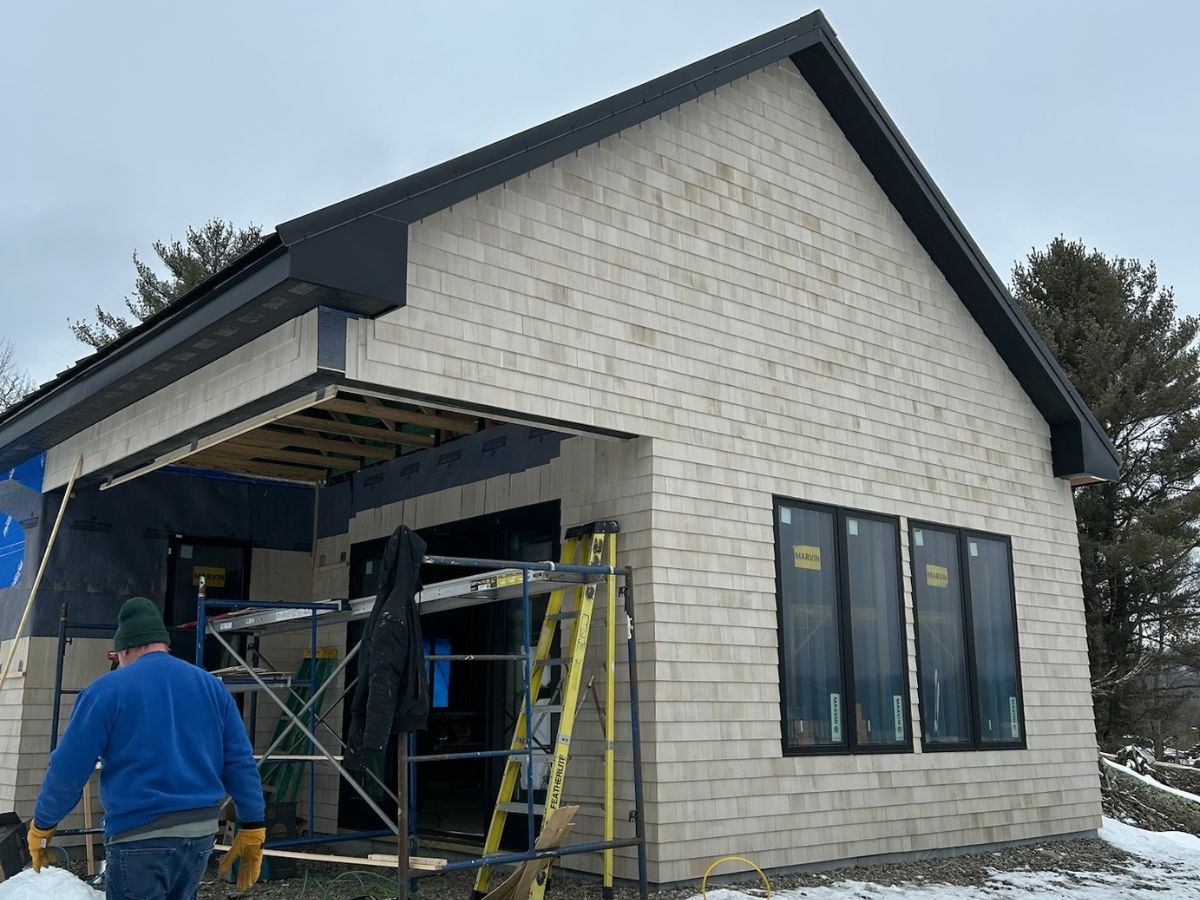 cedar house design in Maine