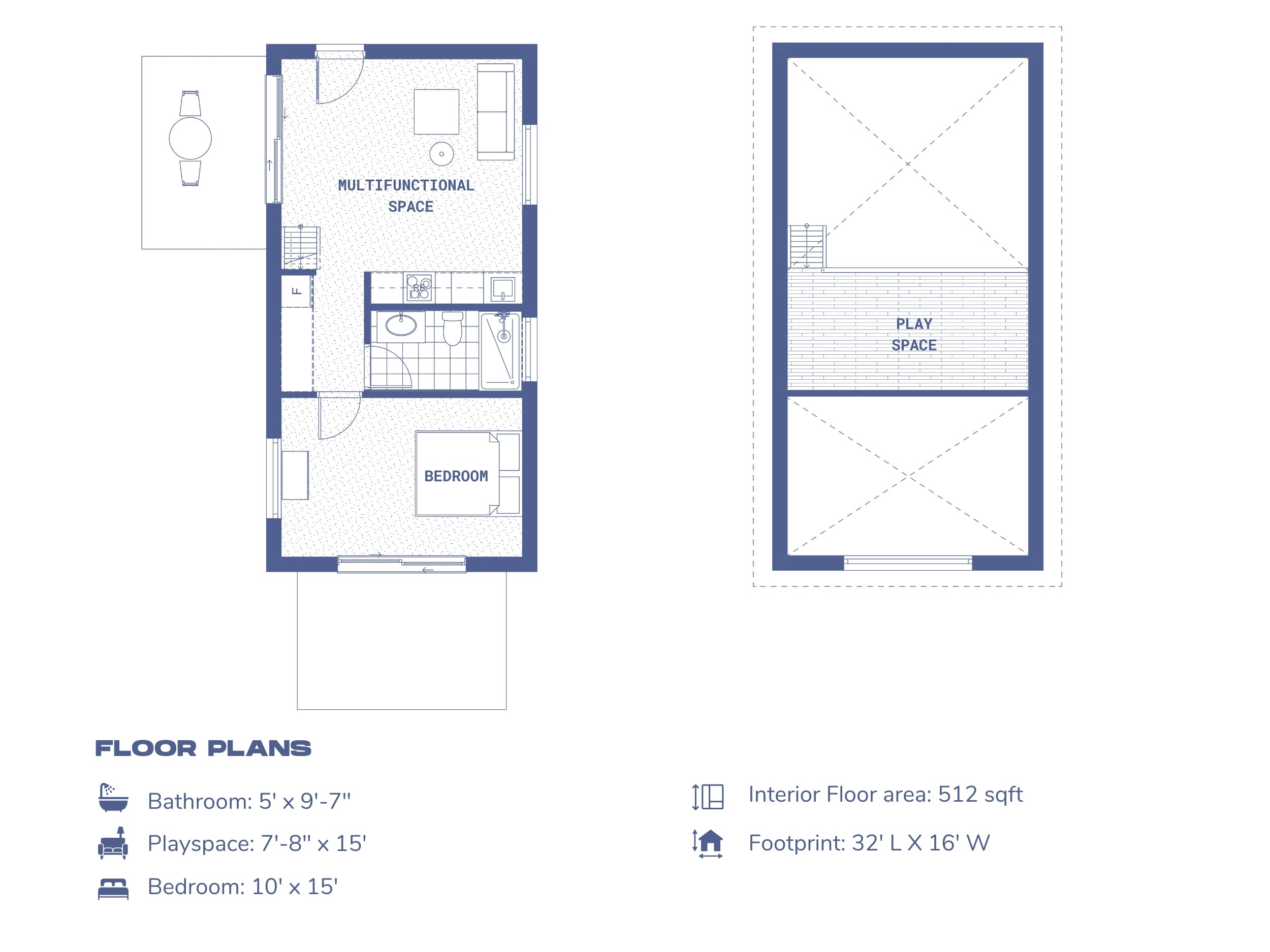 1 Bedroom Micro Steel Cabin/ADU