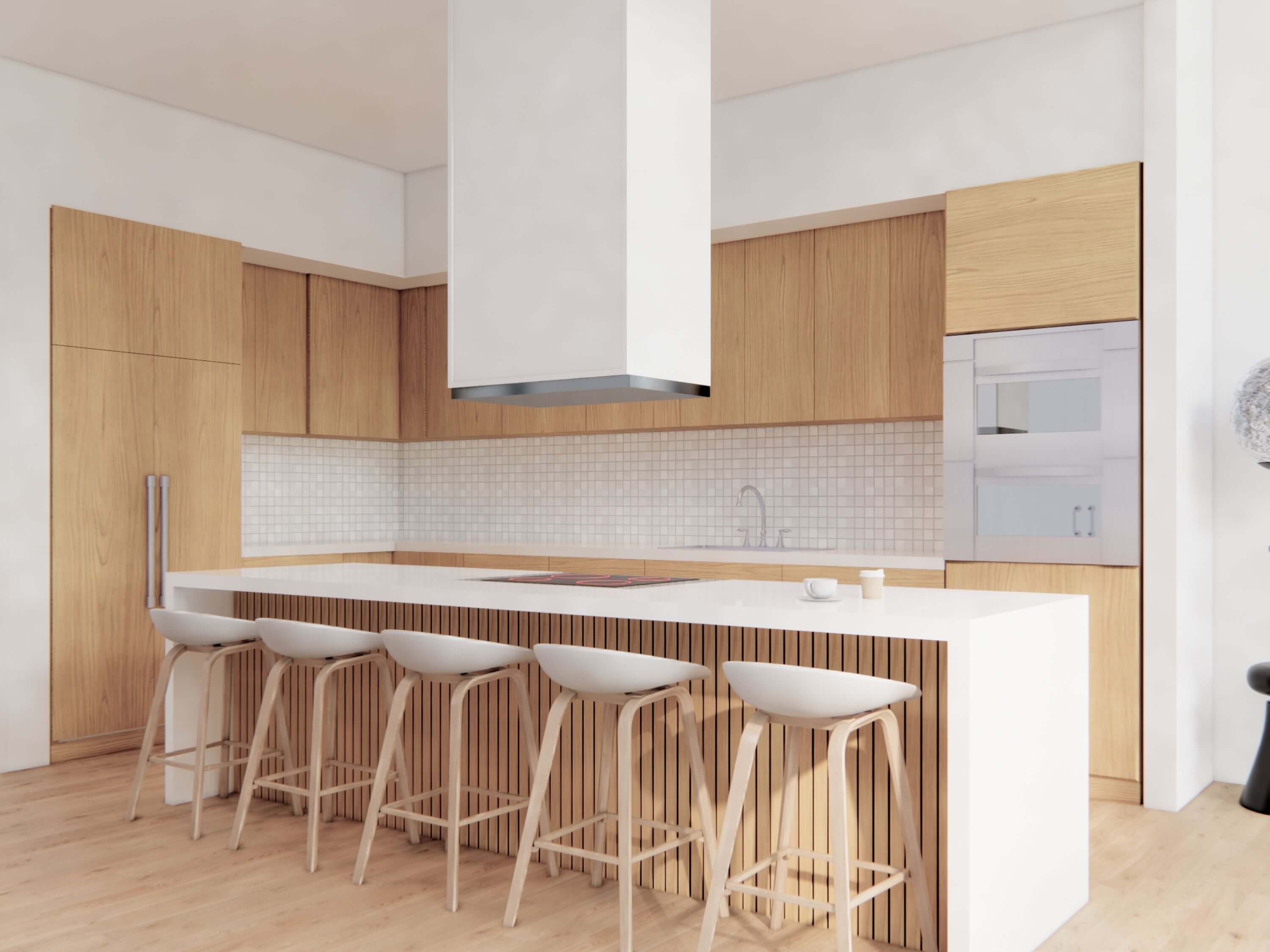 amazing barndominium interior designs: DWF 5BD Nordic Barndo Kitchen
